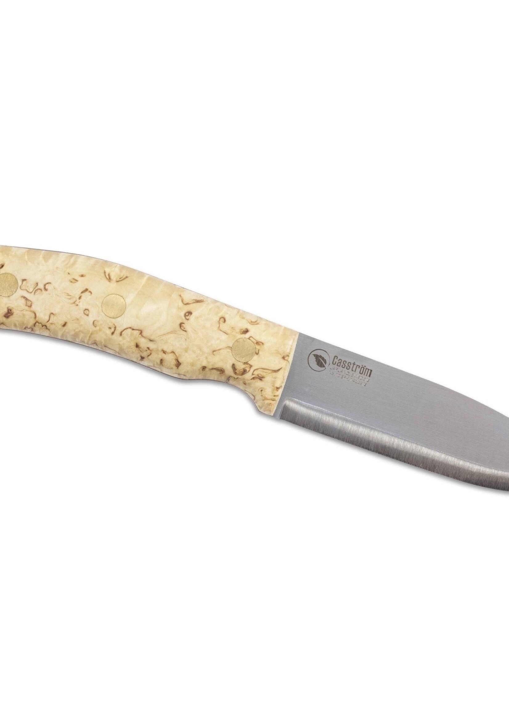 Casstrom Nr.10 Schwedisches Waldmesser - Maserbirke - rostfreier Stahl