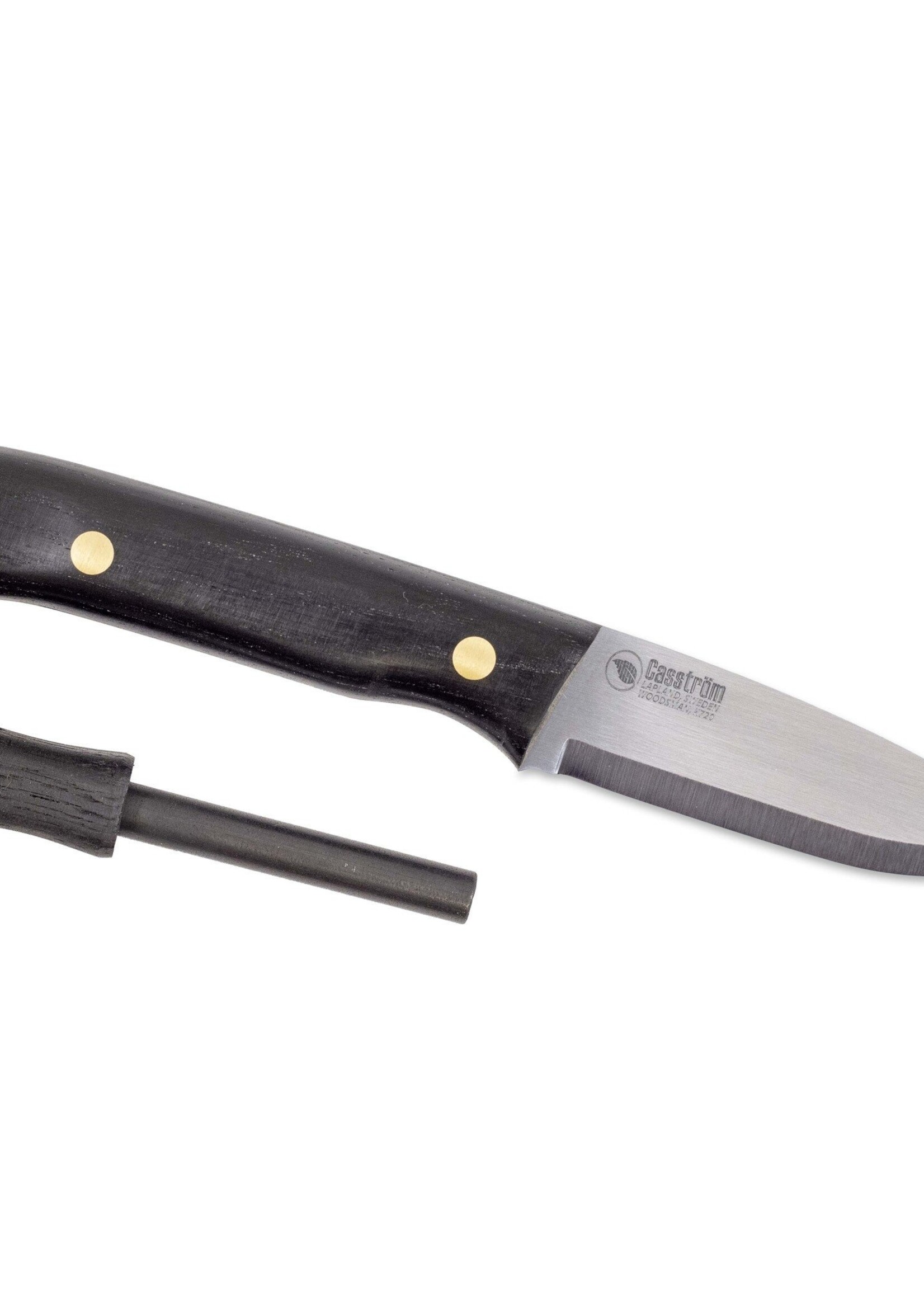 Casstrom Woodsman Mooreiche mit Feuerstahl - Sleipner Stahl