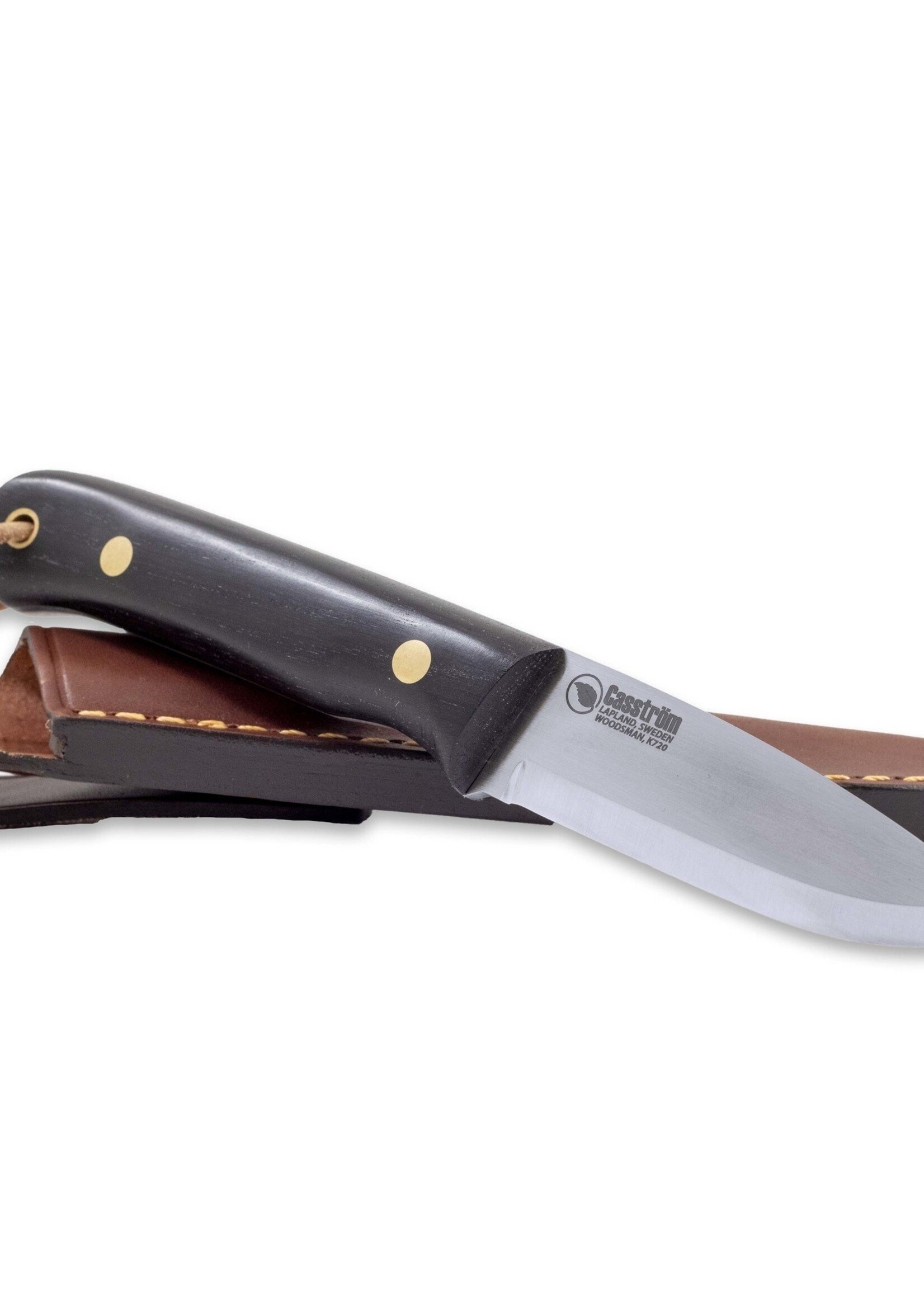 Casstrom Woodsman Messer Mooreiche - Sleipner Stahl