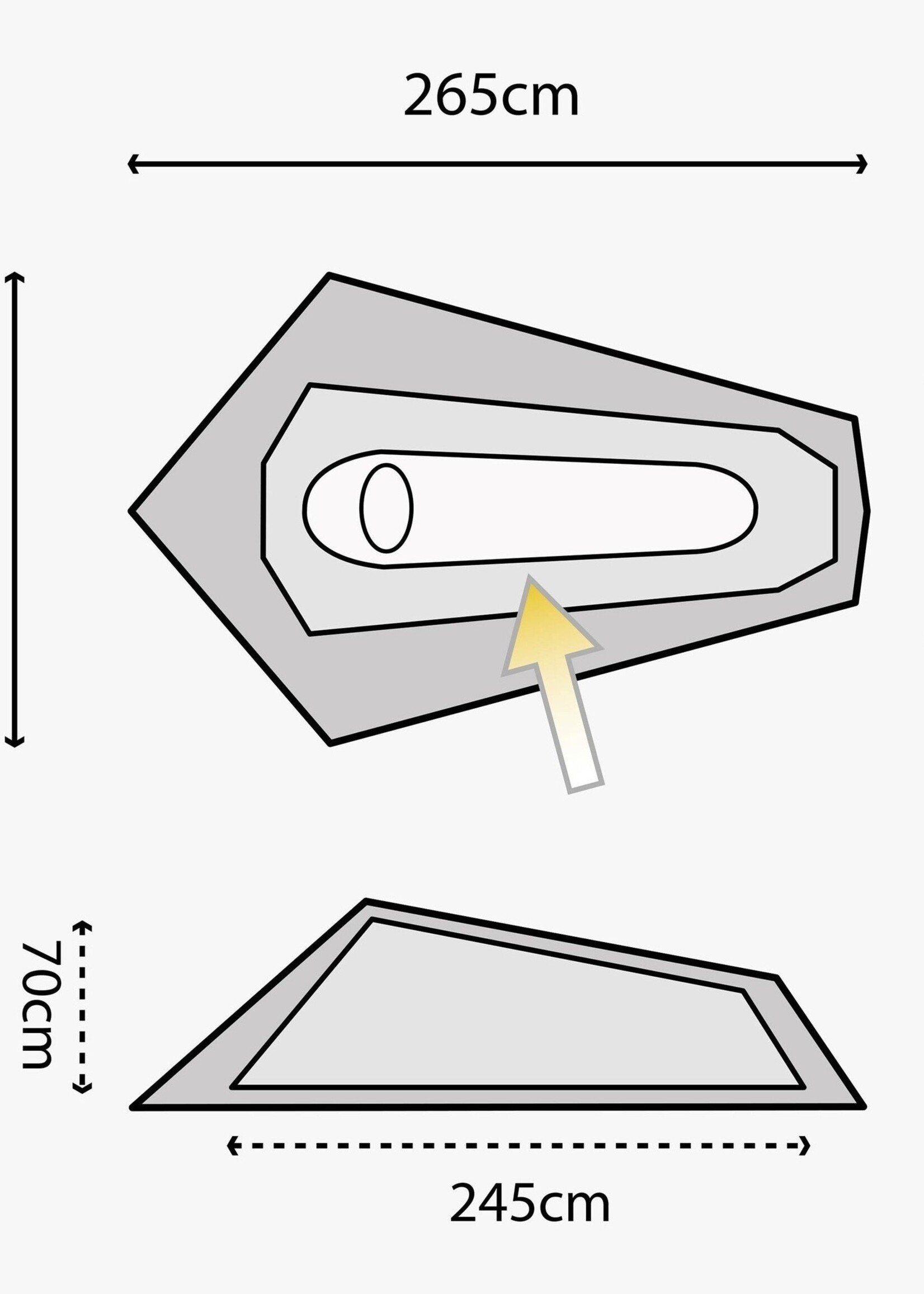 Highlander Blackthorn 1P Zelt - Hunter Green