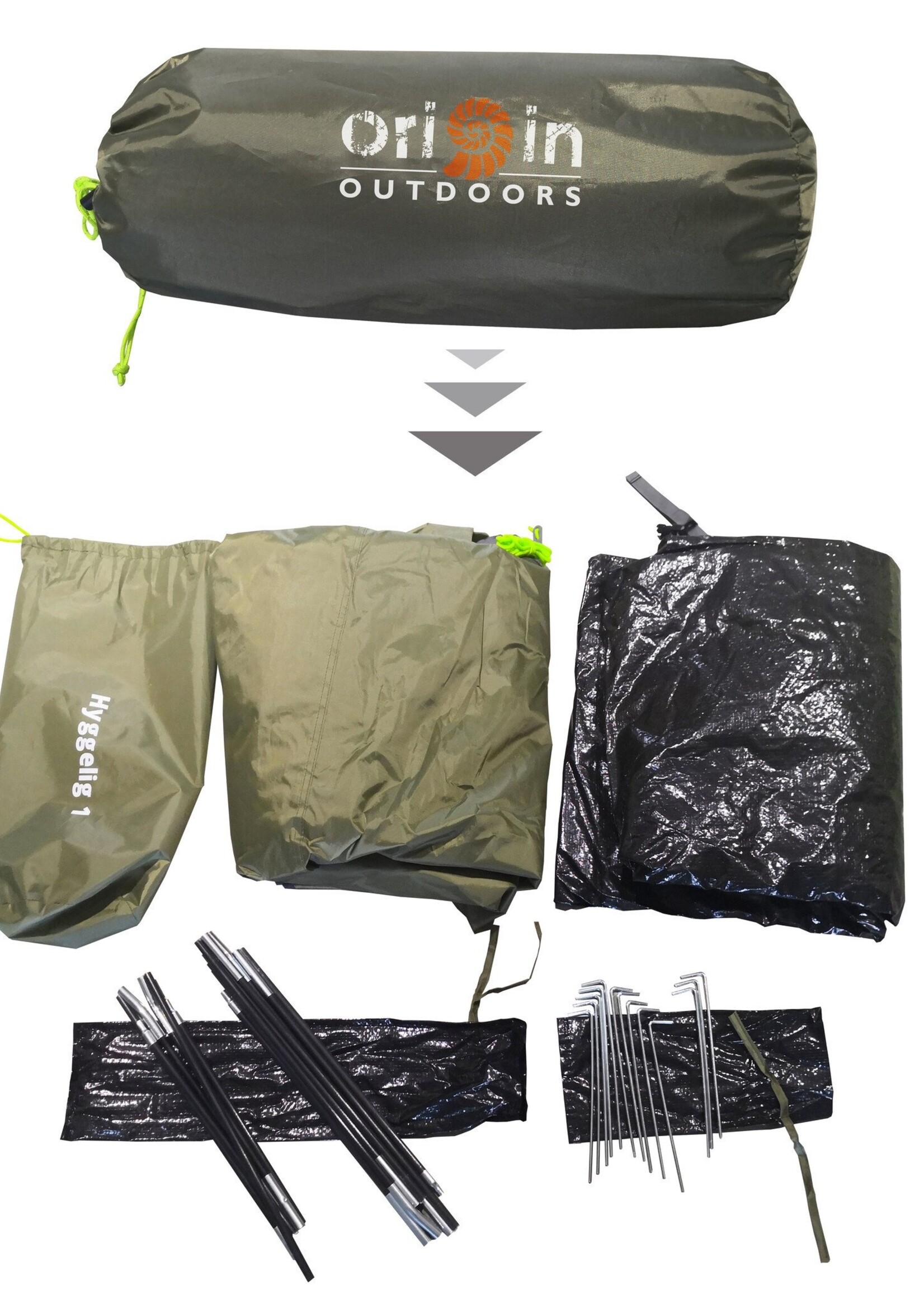Origin Outdoors Zelt - Hyggelig - 1 Person