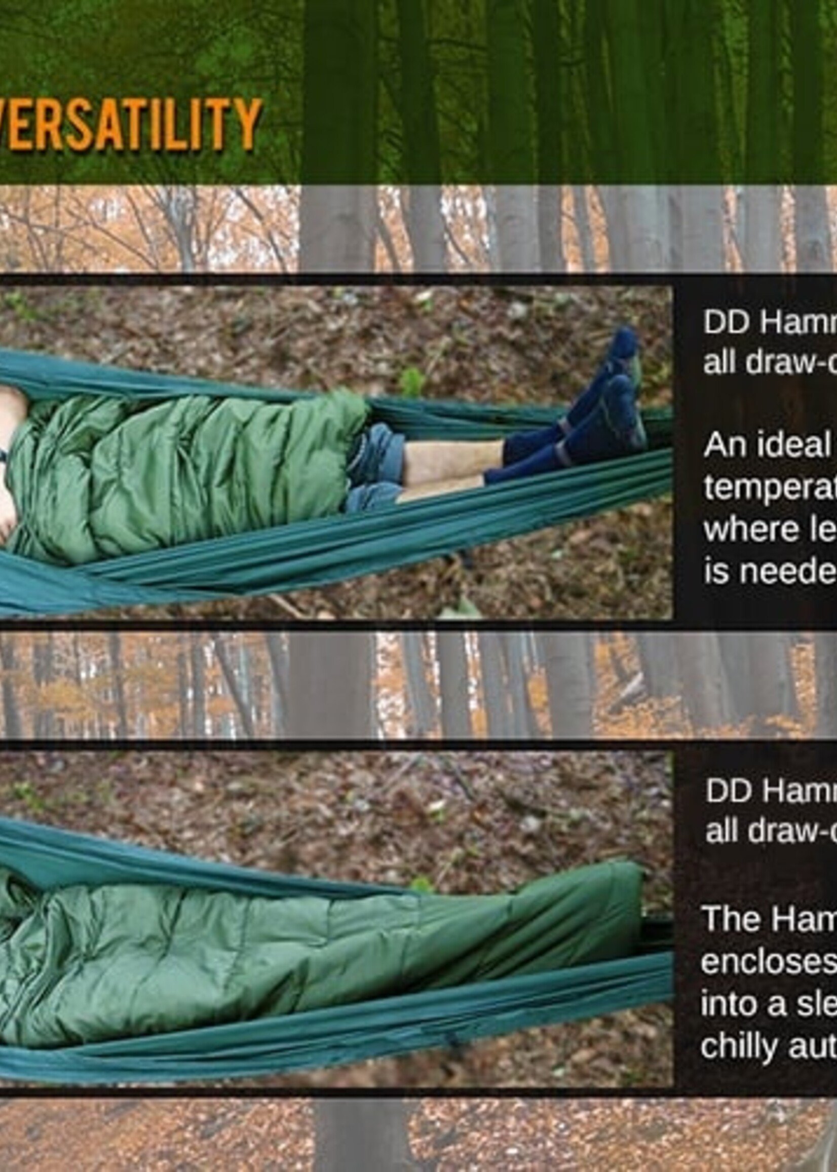 DD Hammocks Hängematten Steppdecke