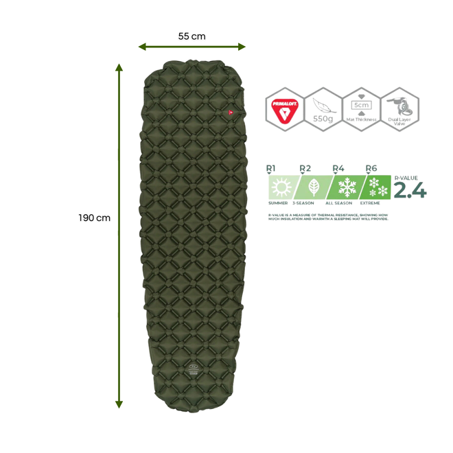 Nap-Pak Primaloft® Schlafmatte - Olive