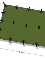 DD Hammocks Tarp/ Abdeckplane M - Olivgrün