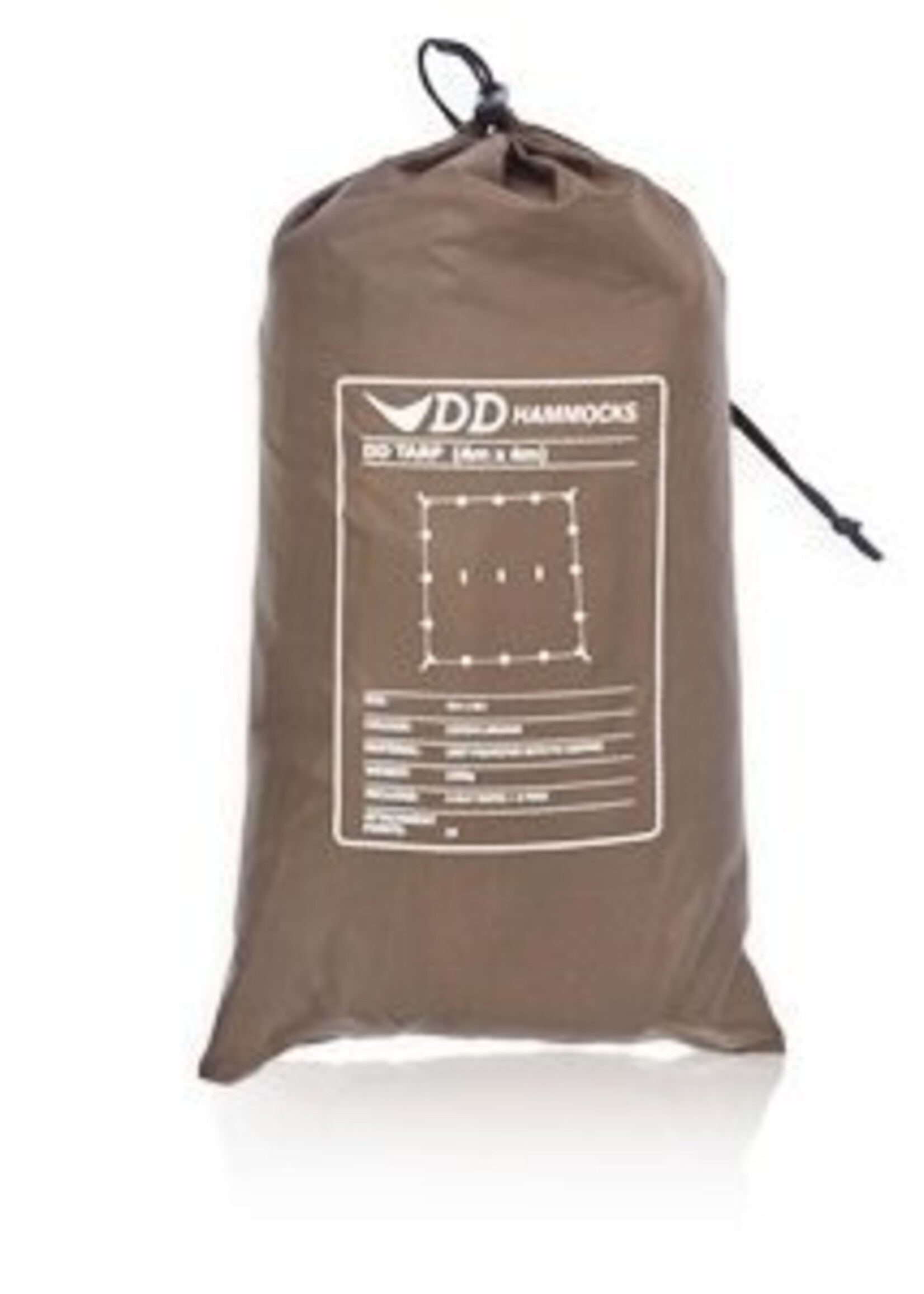 DD Hammocks Tarp/ Abdeckplane 4x4 – Coyote Braun
