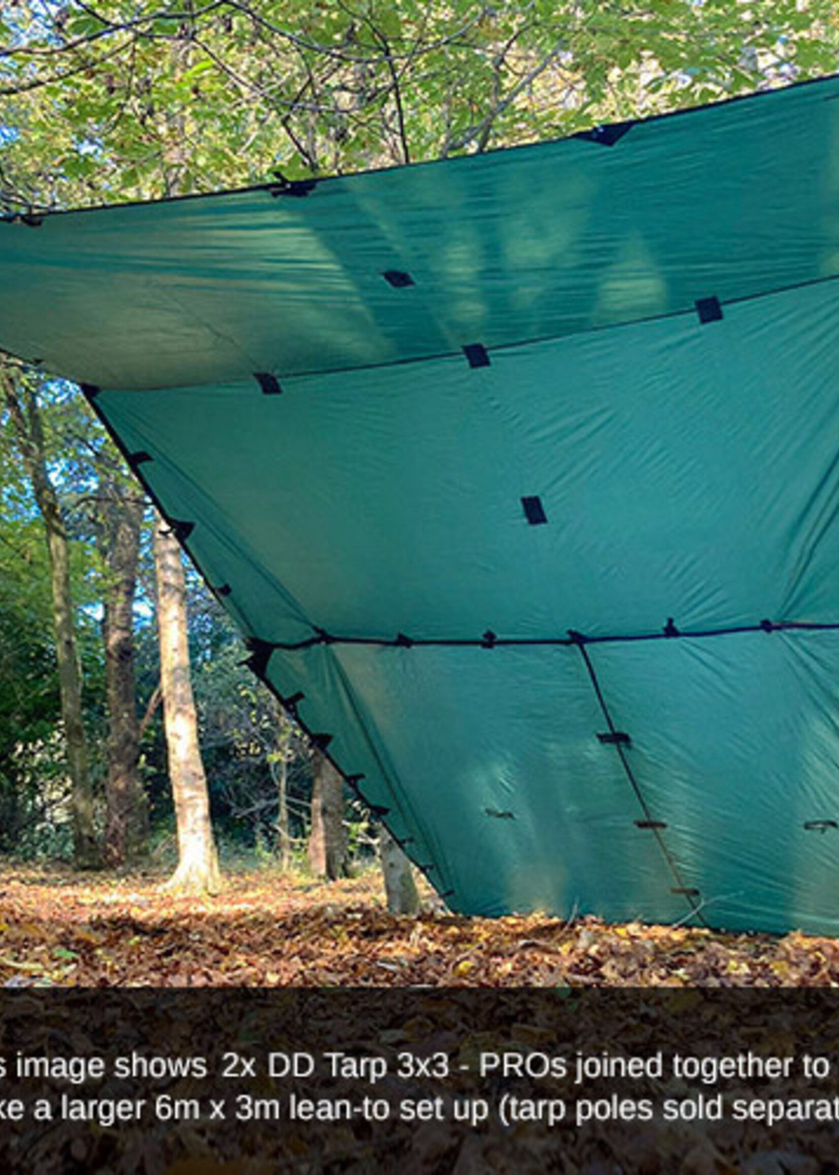 DD Hammocks Tarp/ Abdeckplane 3x3 - PRO - Olivgrün