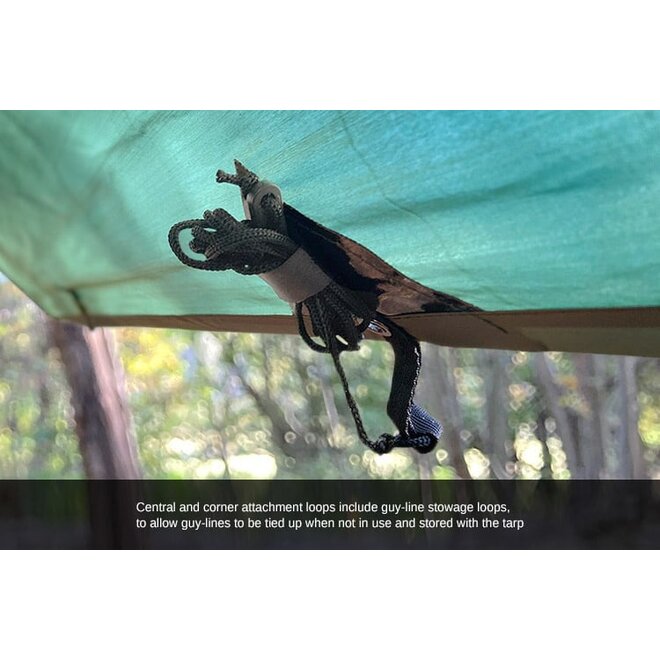 Tarp/ Abdeckplane 3x3 - PRO - Olivgrün