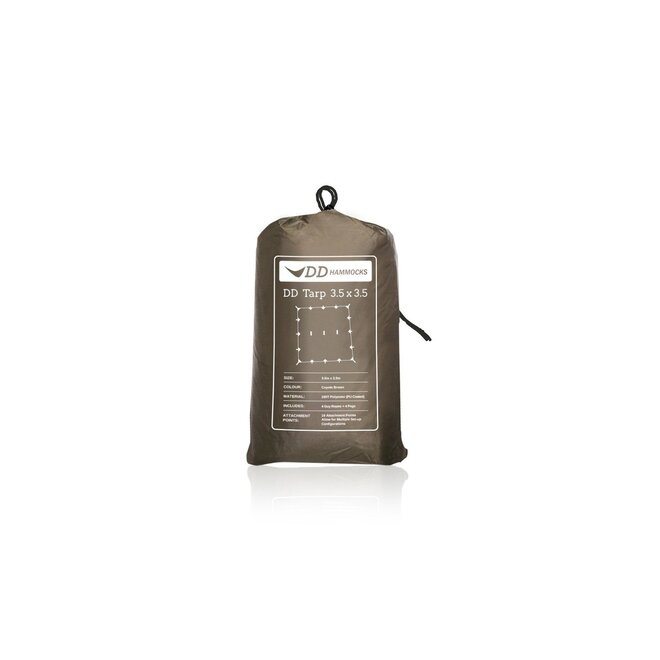 Tarp/ Abdeckplane 3,5x3,5 Coyote Braun