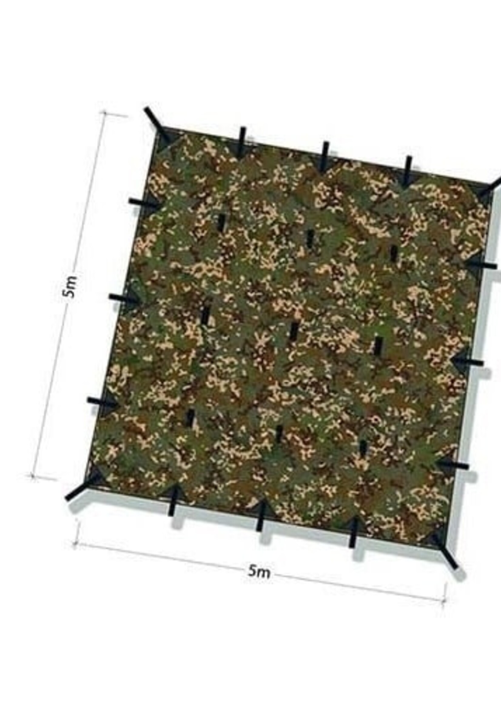DD Hammocks Tarp/ Abdeckplane 5x5 Multicam