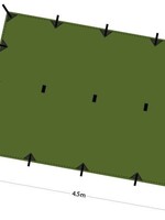 DD Hammocks Superlight Tarp XL/ Abdeckplane - Olivgrün