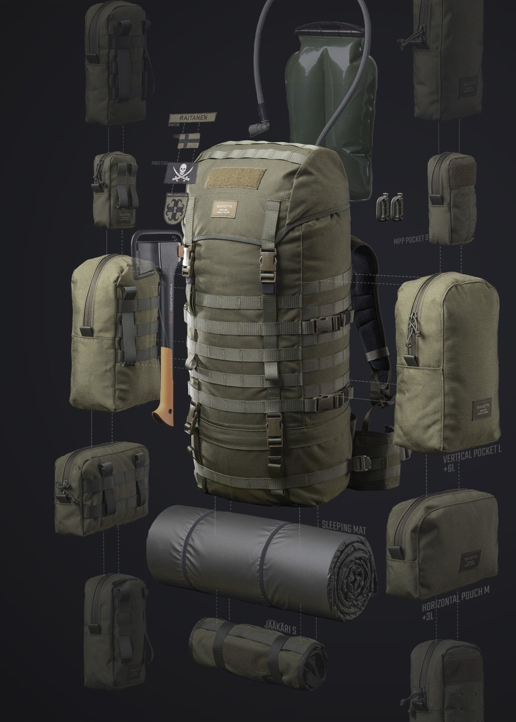 Savotta Jääkäri - L Rucksack