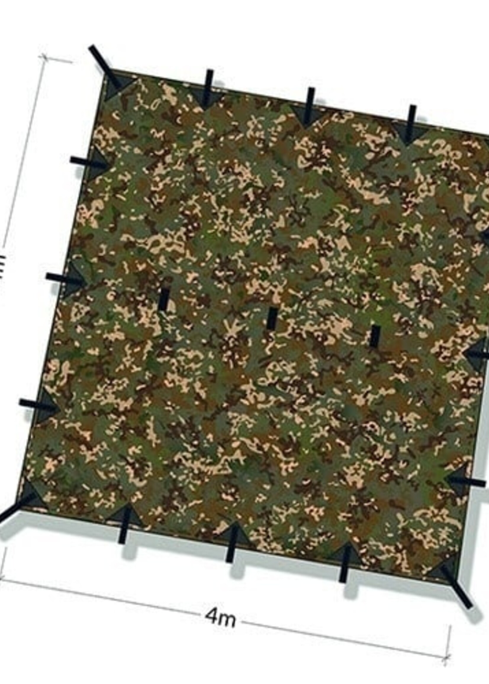 DD Hammocks Tarp/ Abdeckplane 4x4 - Multicam
