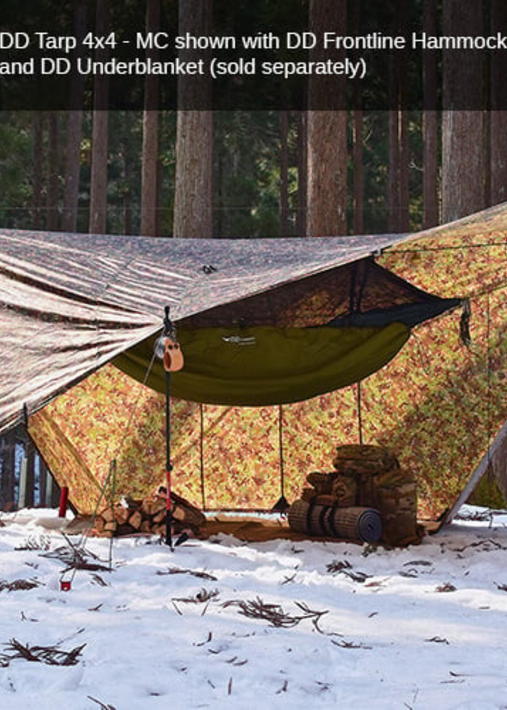 DD Hammocks Tarp/ Abdeckplane 4x4 - Multicam