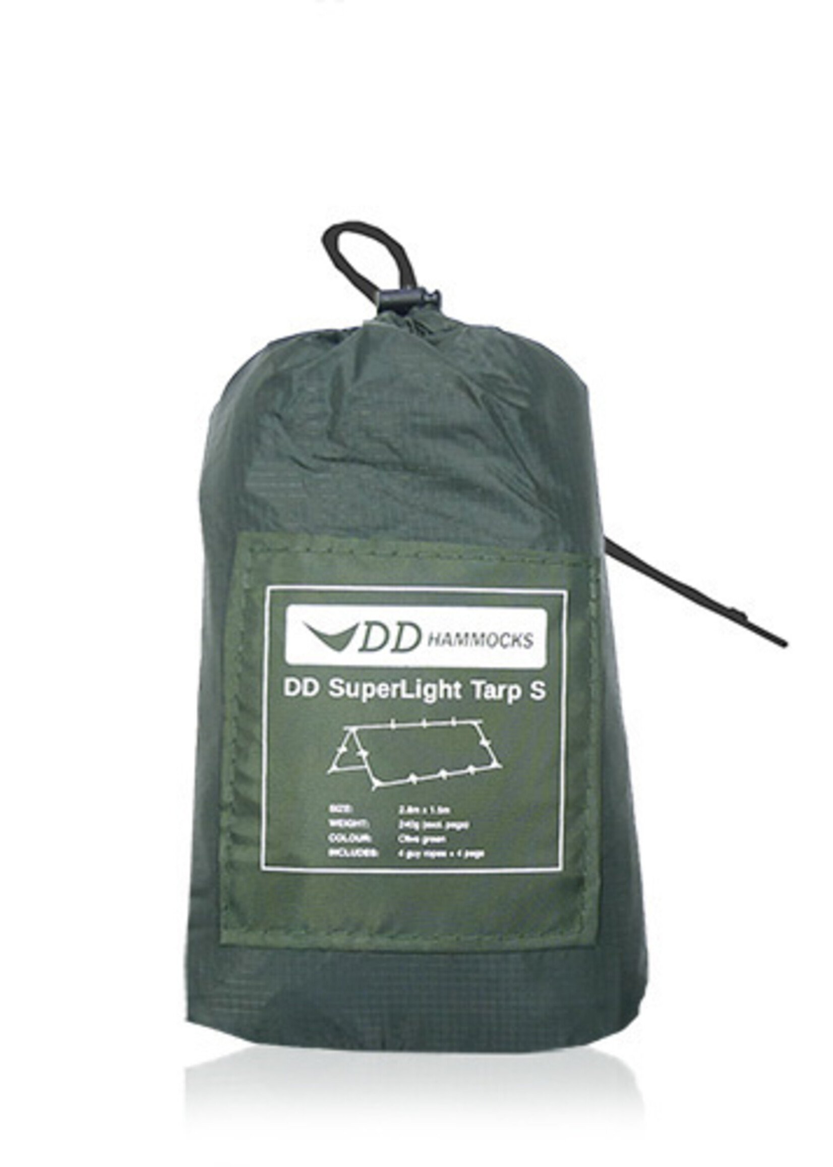 DD Hammocks Superlight Tarp/ Abdeckplane S - Olivgrün