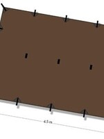 DD Hammocks Tarp/ Abdeckplane XL - Coyote Braun