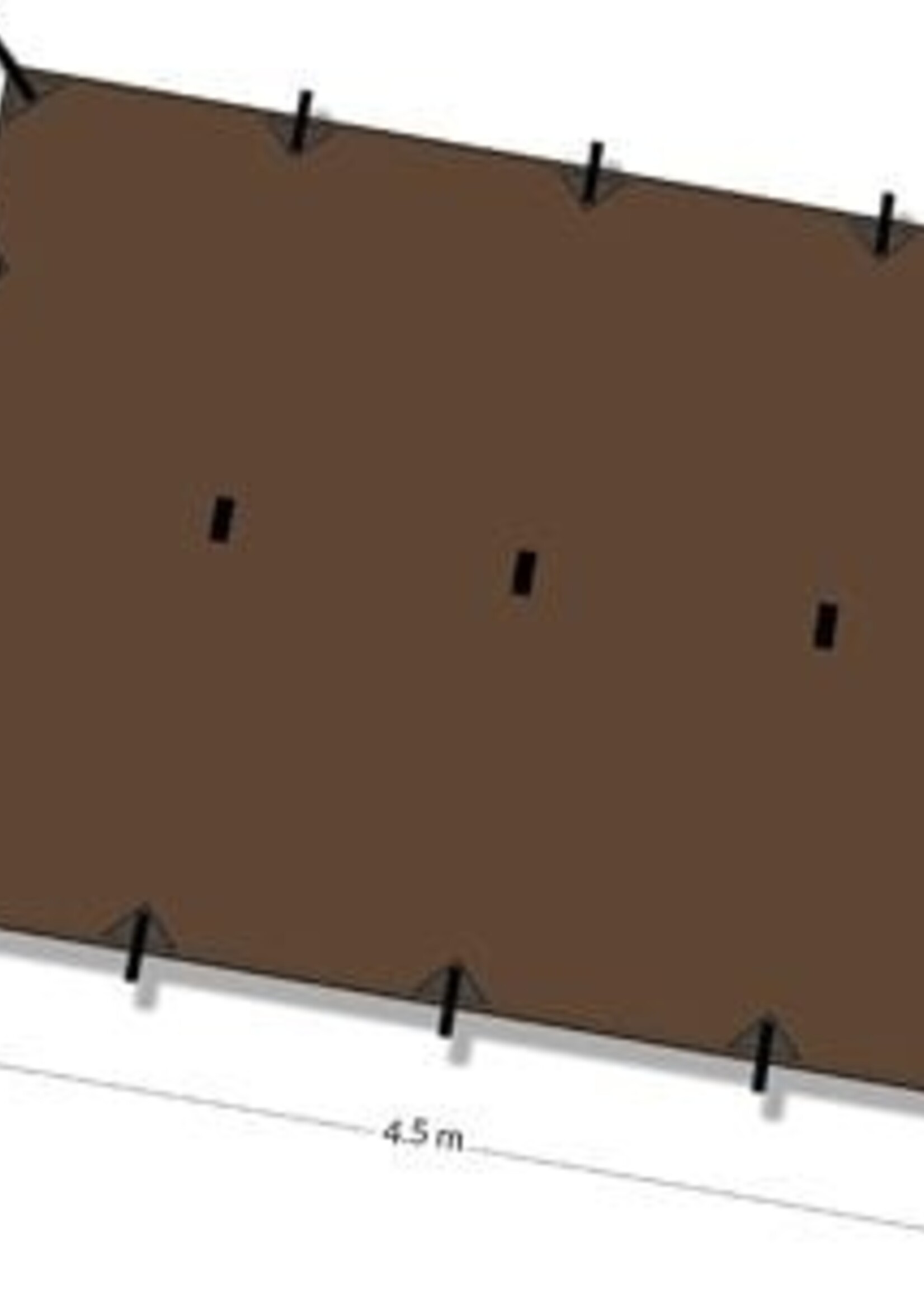 DD Hammocks Tarp/ Abdeckplane XL - Coyote Braun