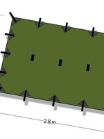 DD Hammocks Tarp S - Olivgrün