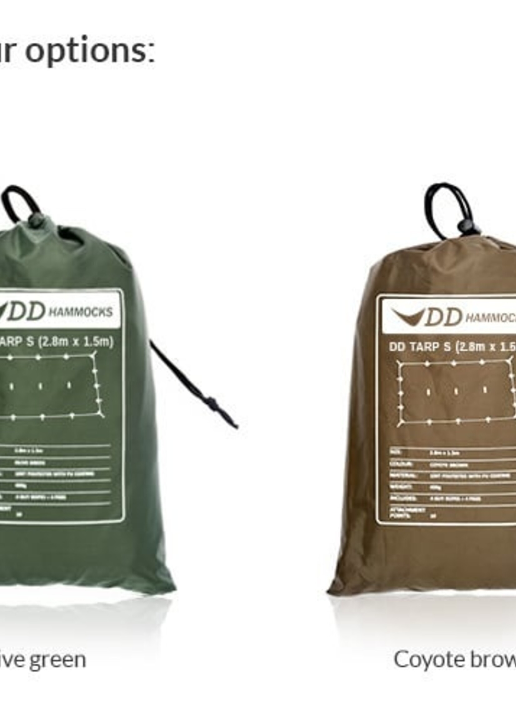 DD Hammocks Tarp S - Olivgrün