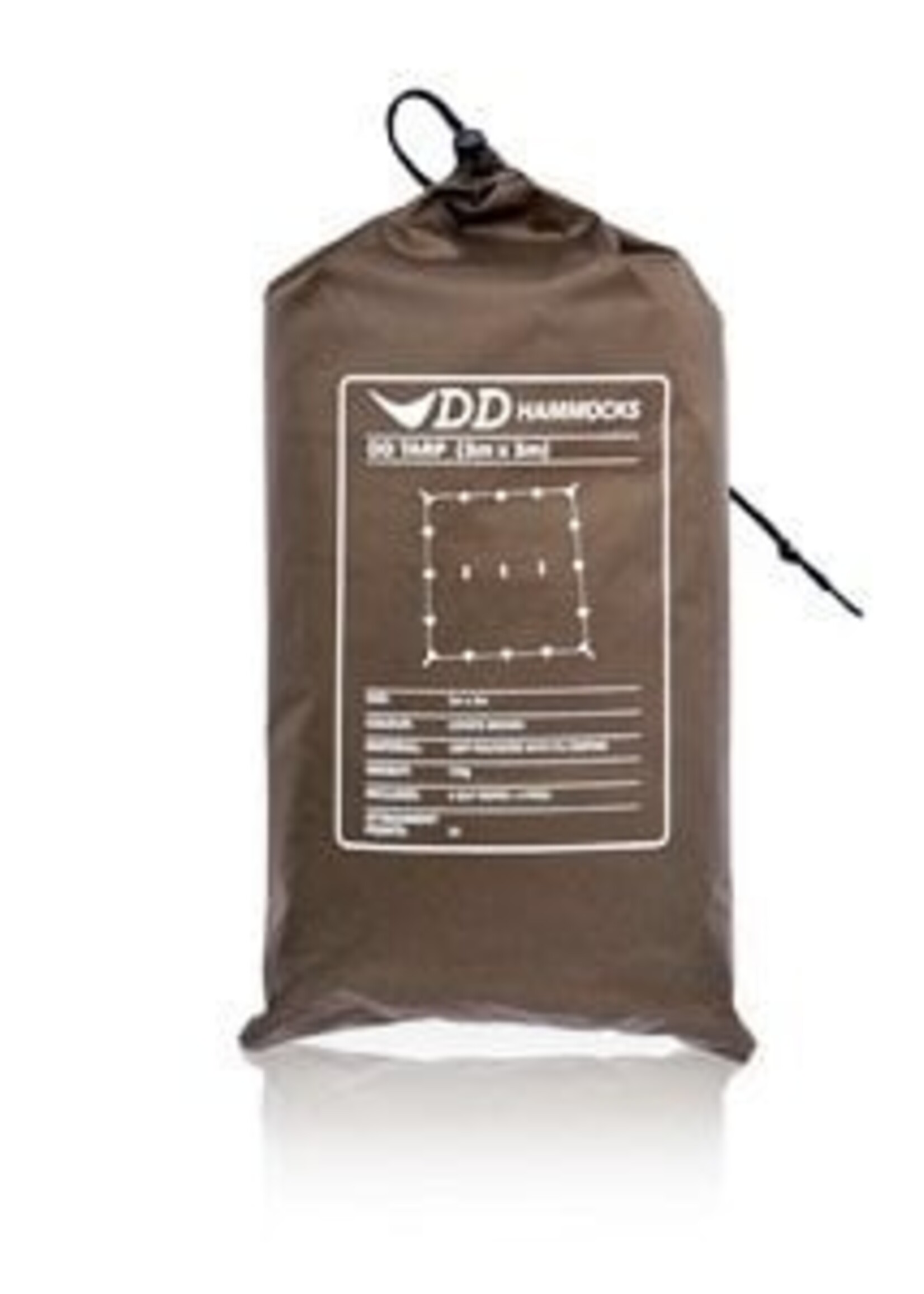 DD Hammocks Tarp/ Abdeckplane 3x3 - Coyote Braun
