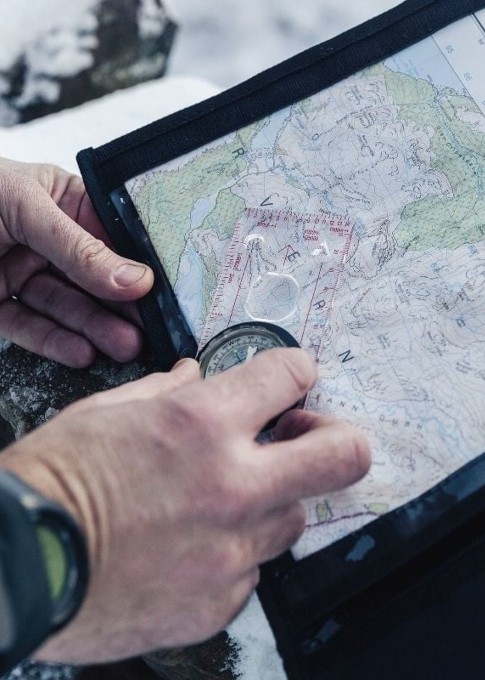 Highlander Deluxe-Karte Kompass