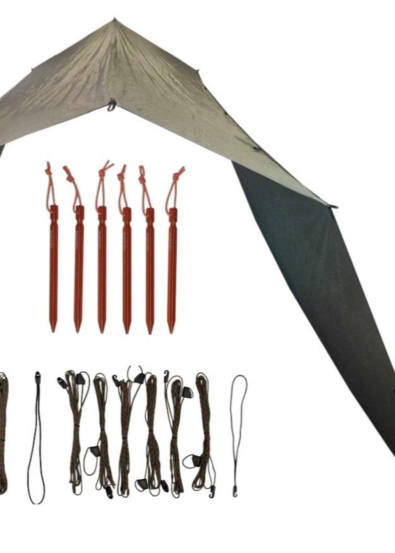 Bushmen Easy Tarp 4x4 - Grün