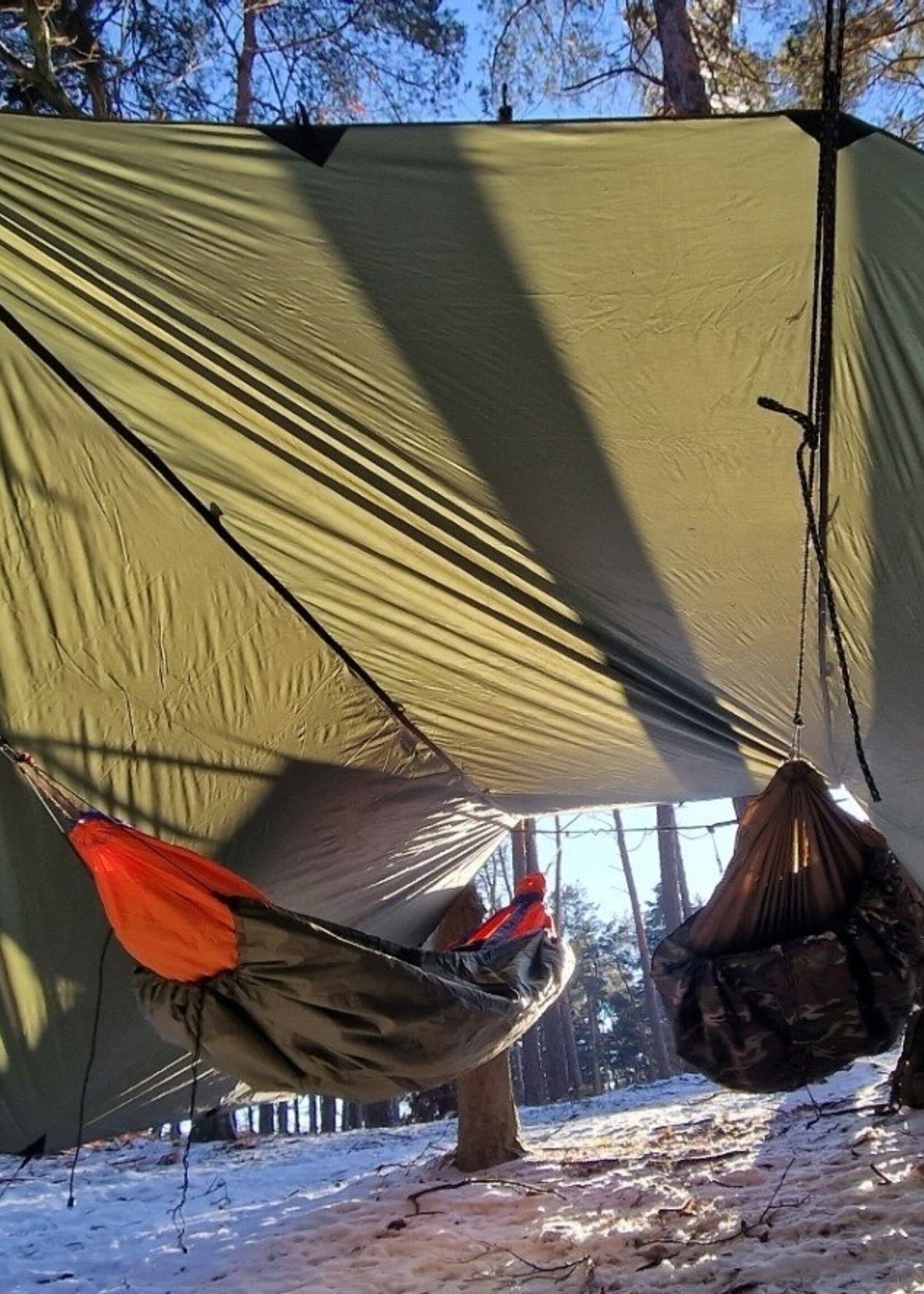 Bushmen Easy Tarp 4x4 - Grün
