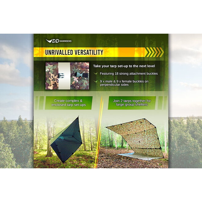 Tarp/ Abdeckplane 3x3 Pro MC