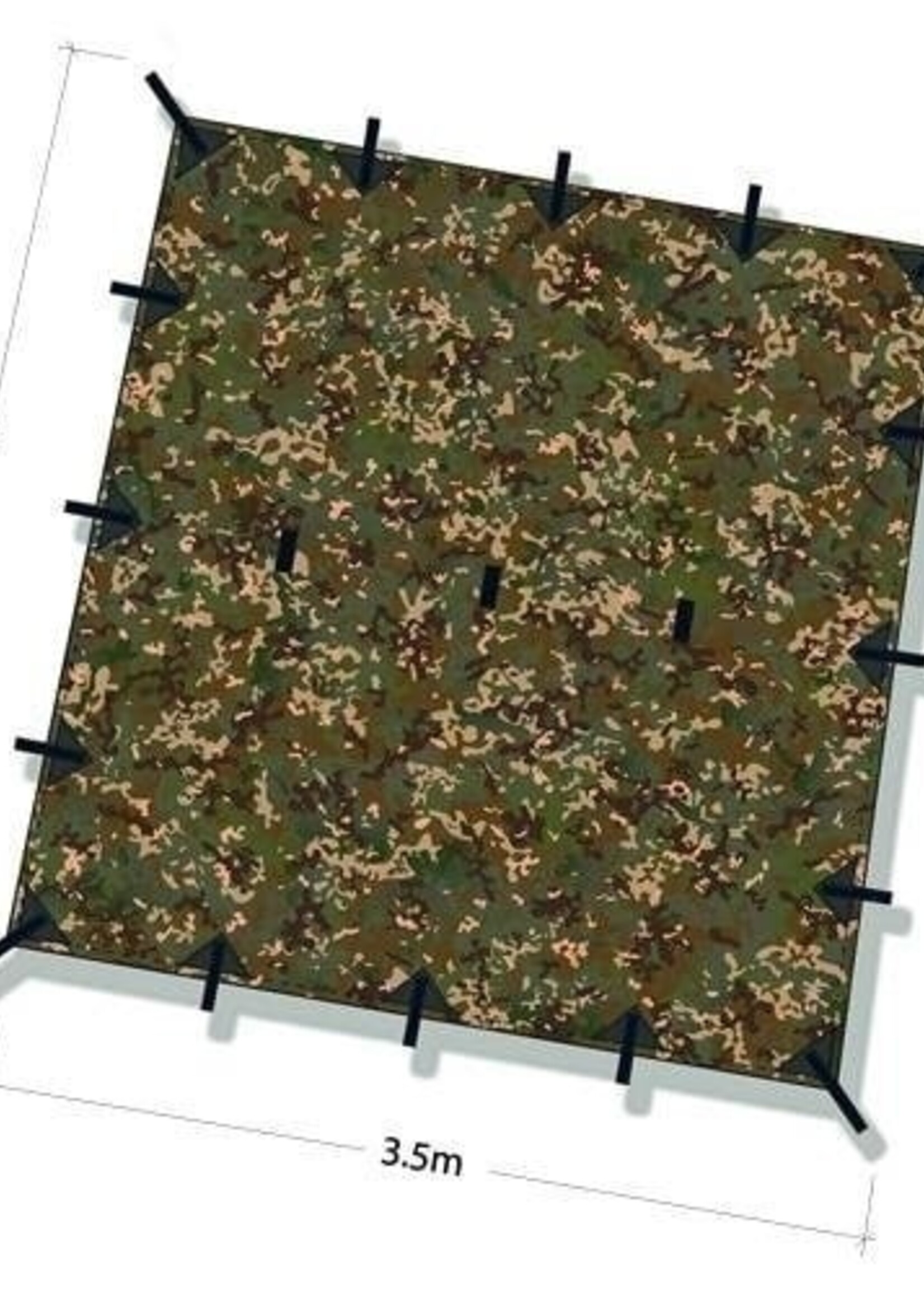 DD Hammocks Tarp/ Abdeckplane 3.5x3.5 MC