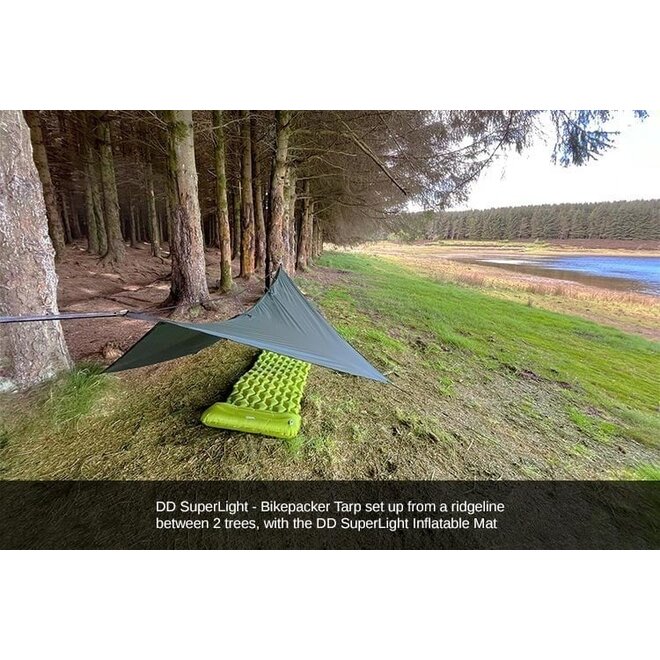 Superleichtes Bikepacker Tarp