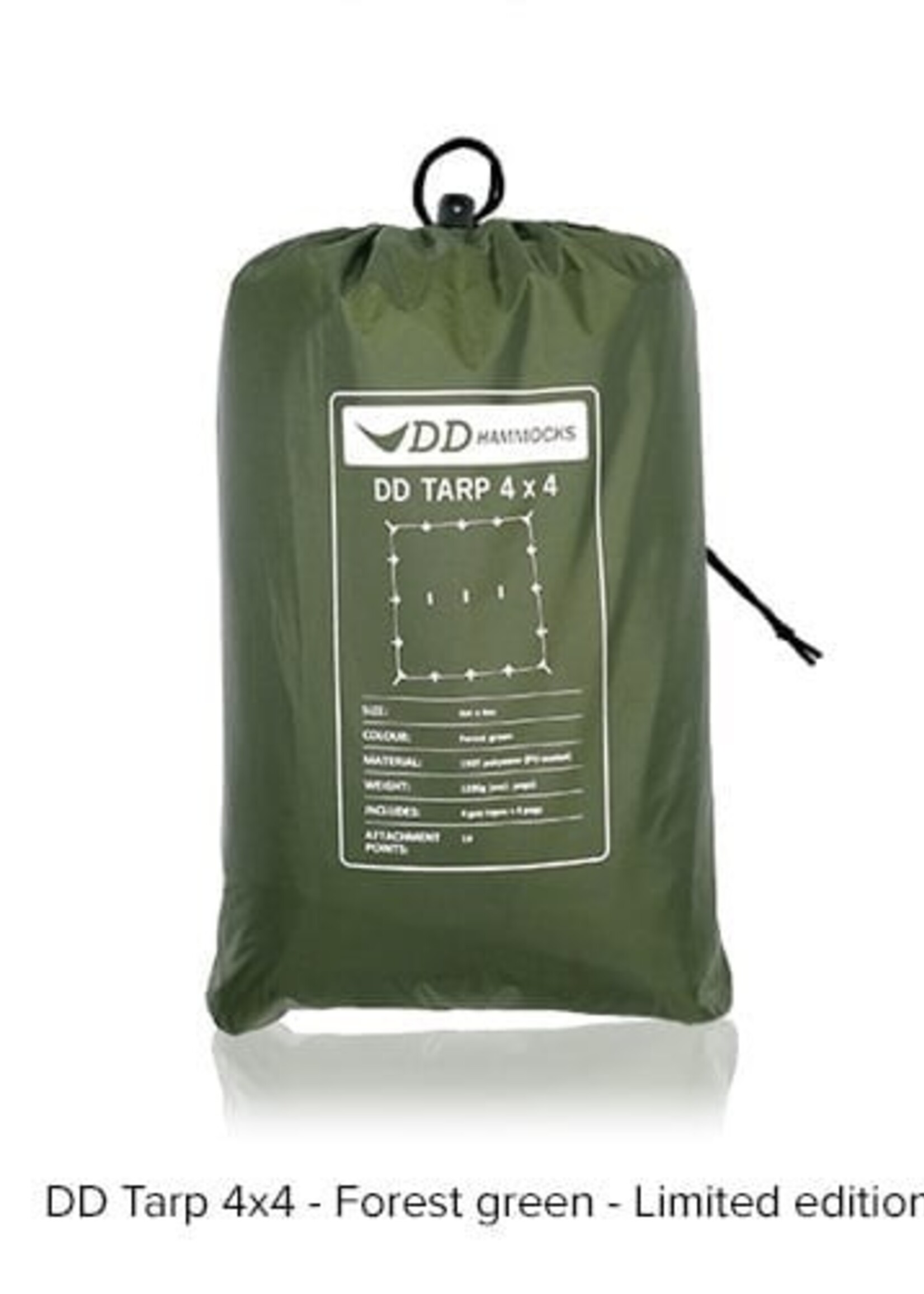 DD Hammocks Tarp/ Abdeckplane 4x4 - Waldgrün