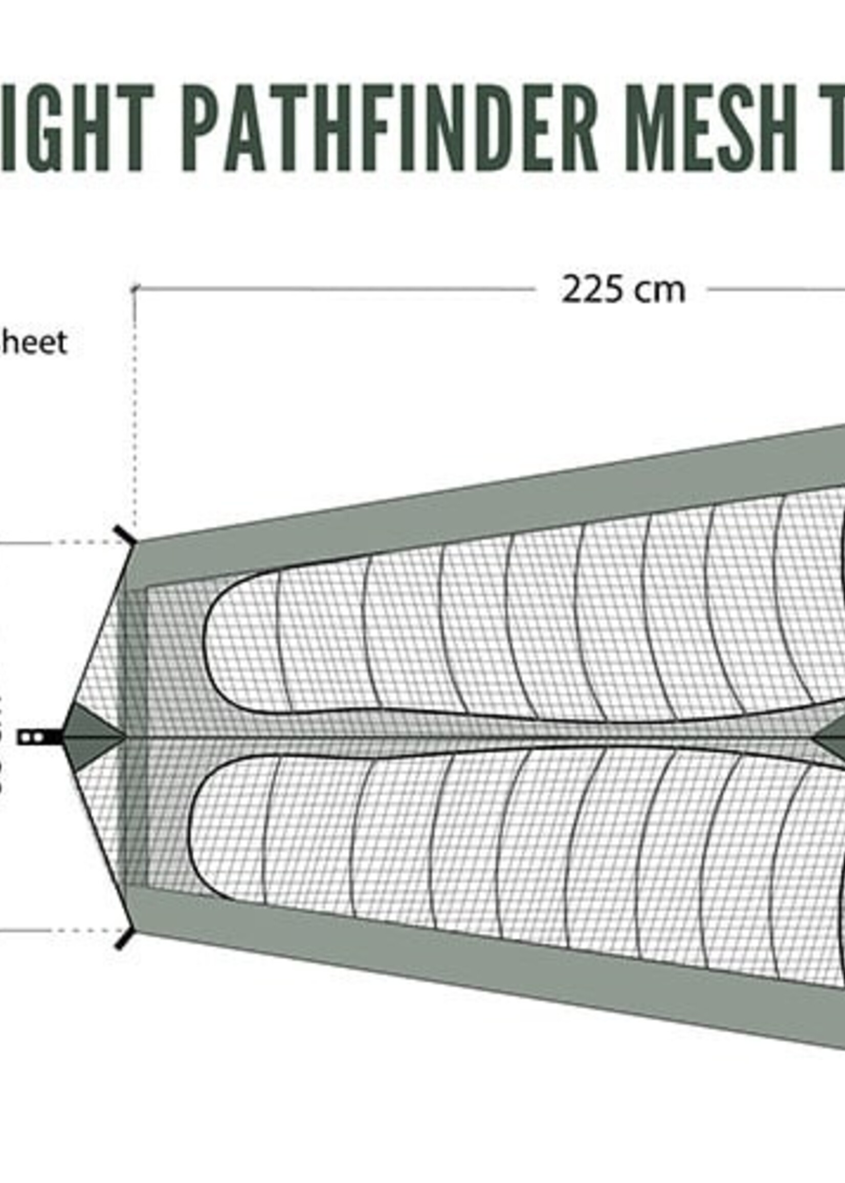 DD Hammocks SuperLight - Pathfinder - Mesh Zelt