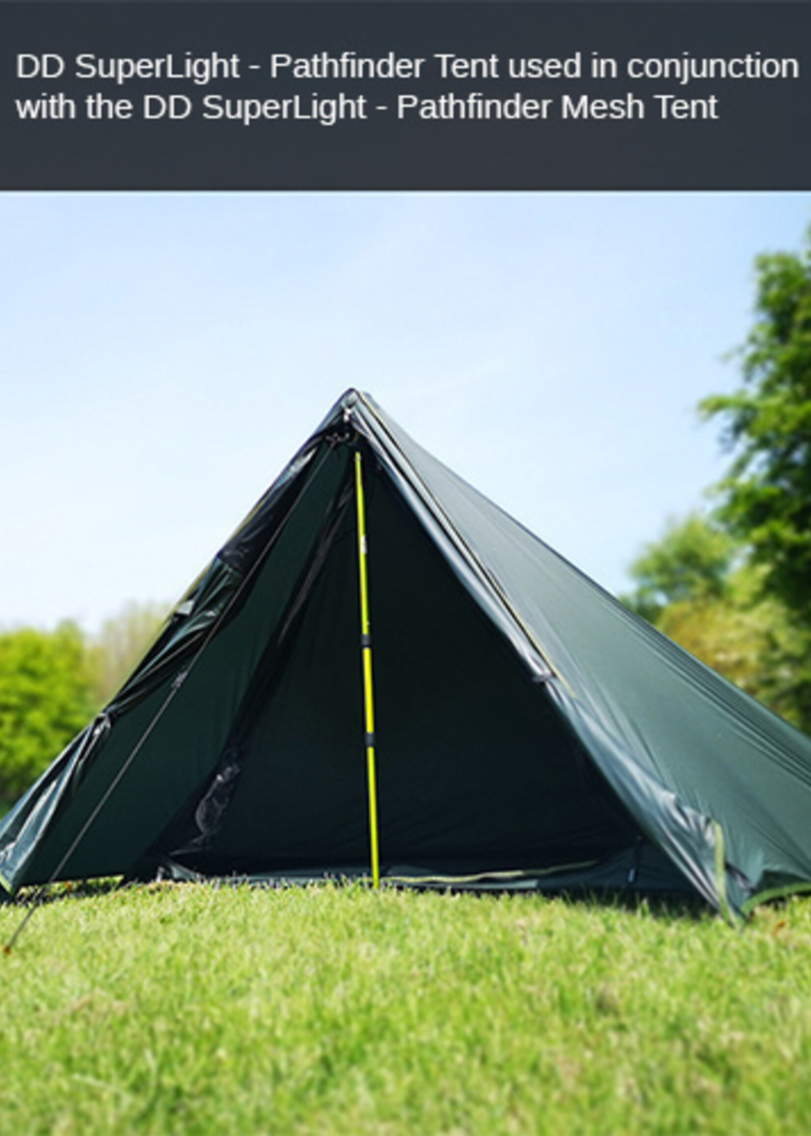 DD Hammocks SuperLight - Pfadfinder Zelt