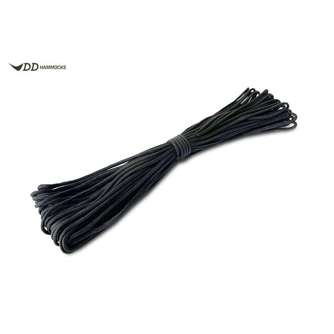 Paracord - 25 Meter Seil - Schwarz