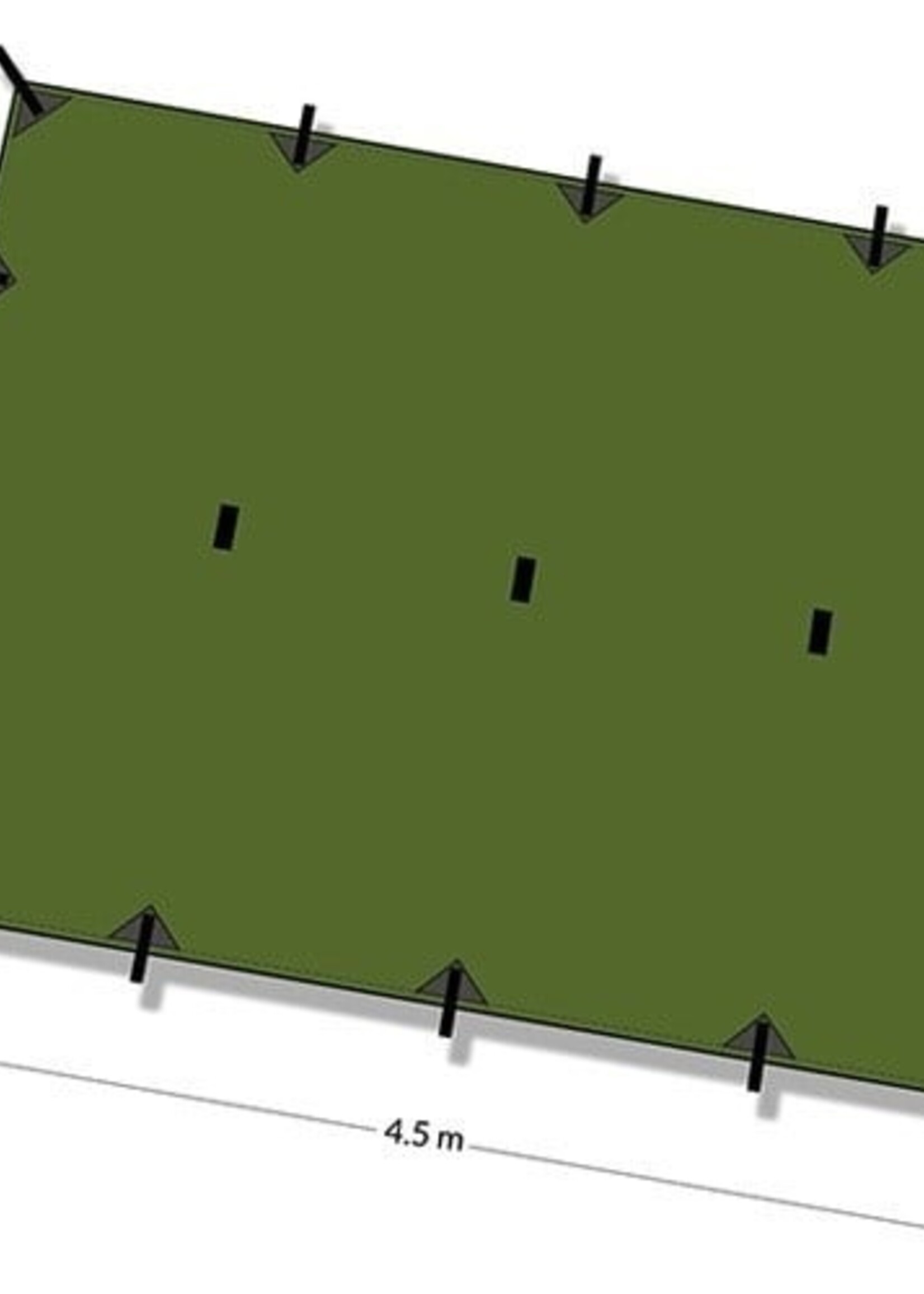 DD Hammocks Tarp/ Abdeckplane XL - Olivgrün