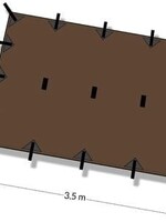 DD Hammocks Tarp M - Kojotenbraun