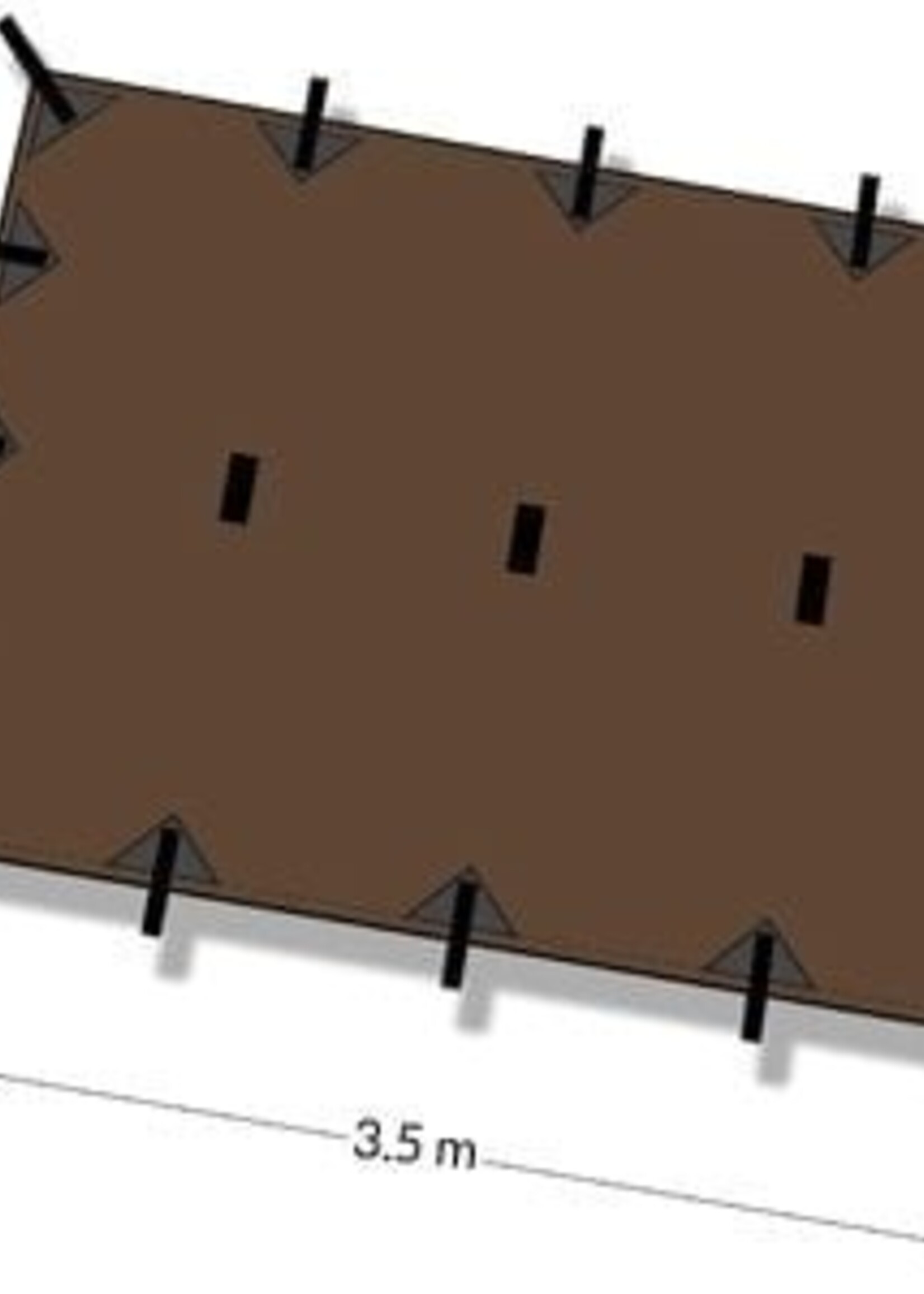 DD Hammocks Tarp M - Kojotenbraun