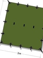 DD Hammocks Superleichtes Tarp3 - Olivgrün