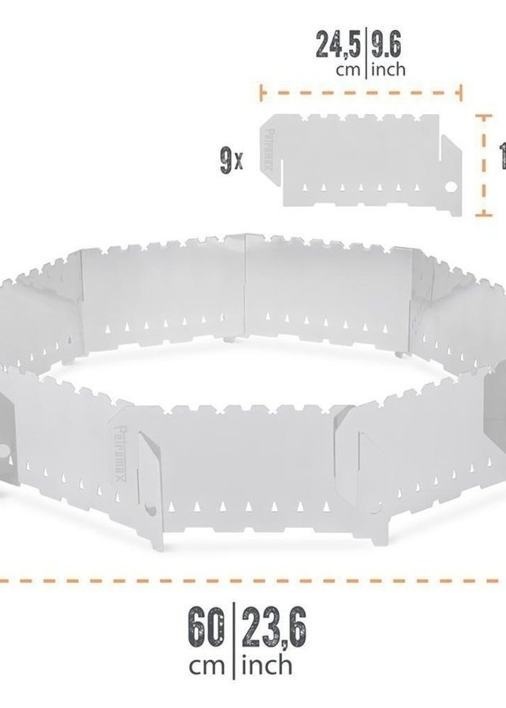 Petromax Steckbare Windschutzscheibe