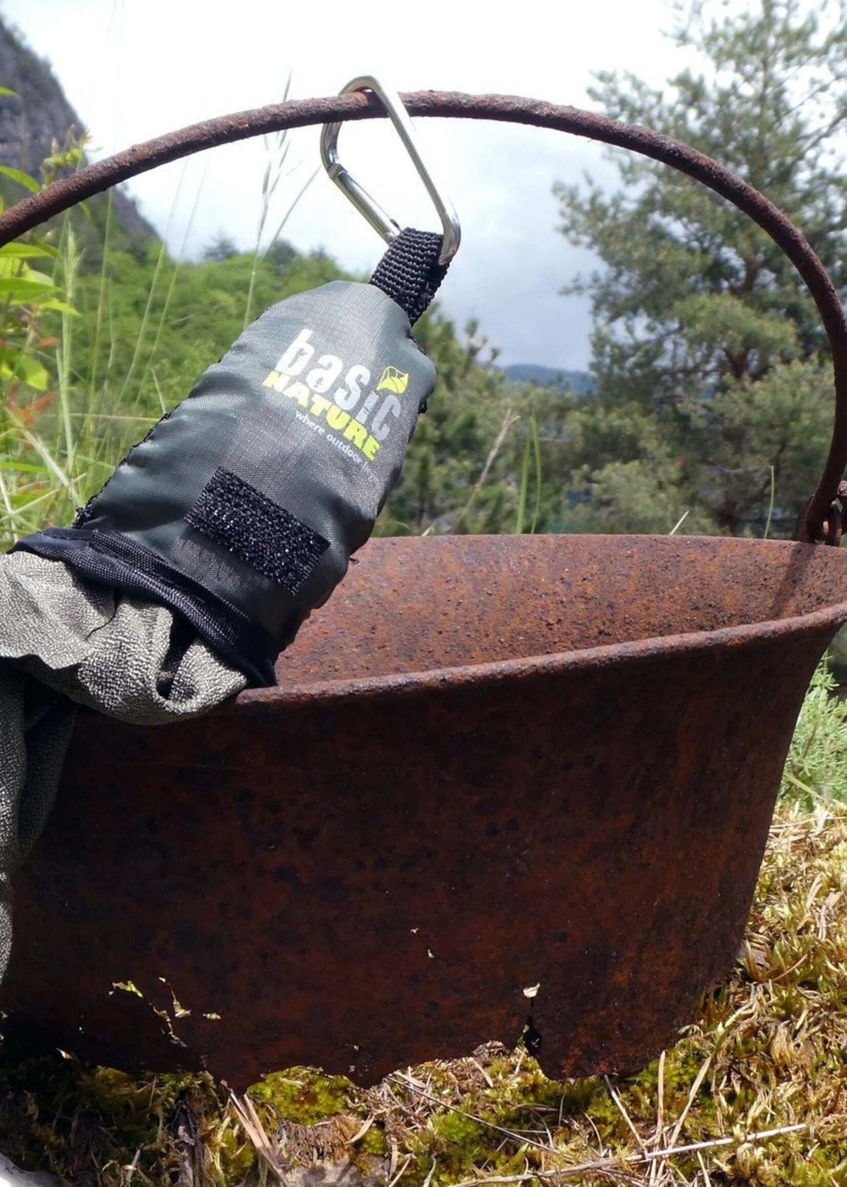 Basic Nature Handtuch - Olive - Groß