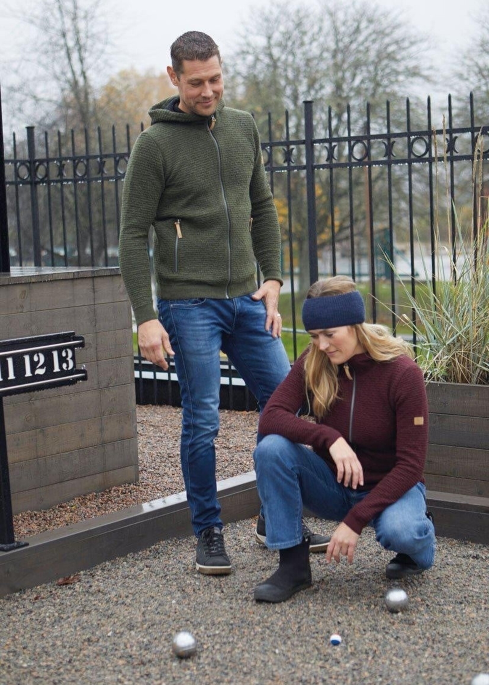 Ivanhoe Morel Hood - Männer - Lodengrün