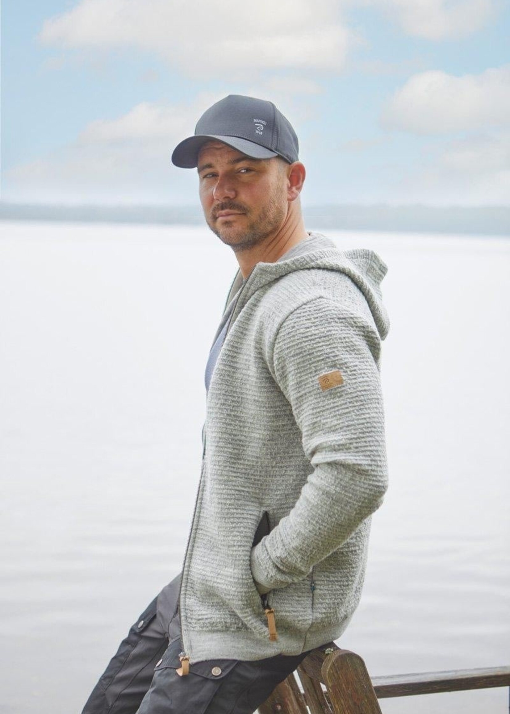 Ivanhoe Morel Hood - Männer - Lodengrün