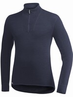 Woolpower Merino Mid Layer Zip Rollkragenpullover 400 - Dark Navy
