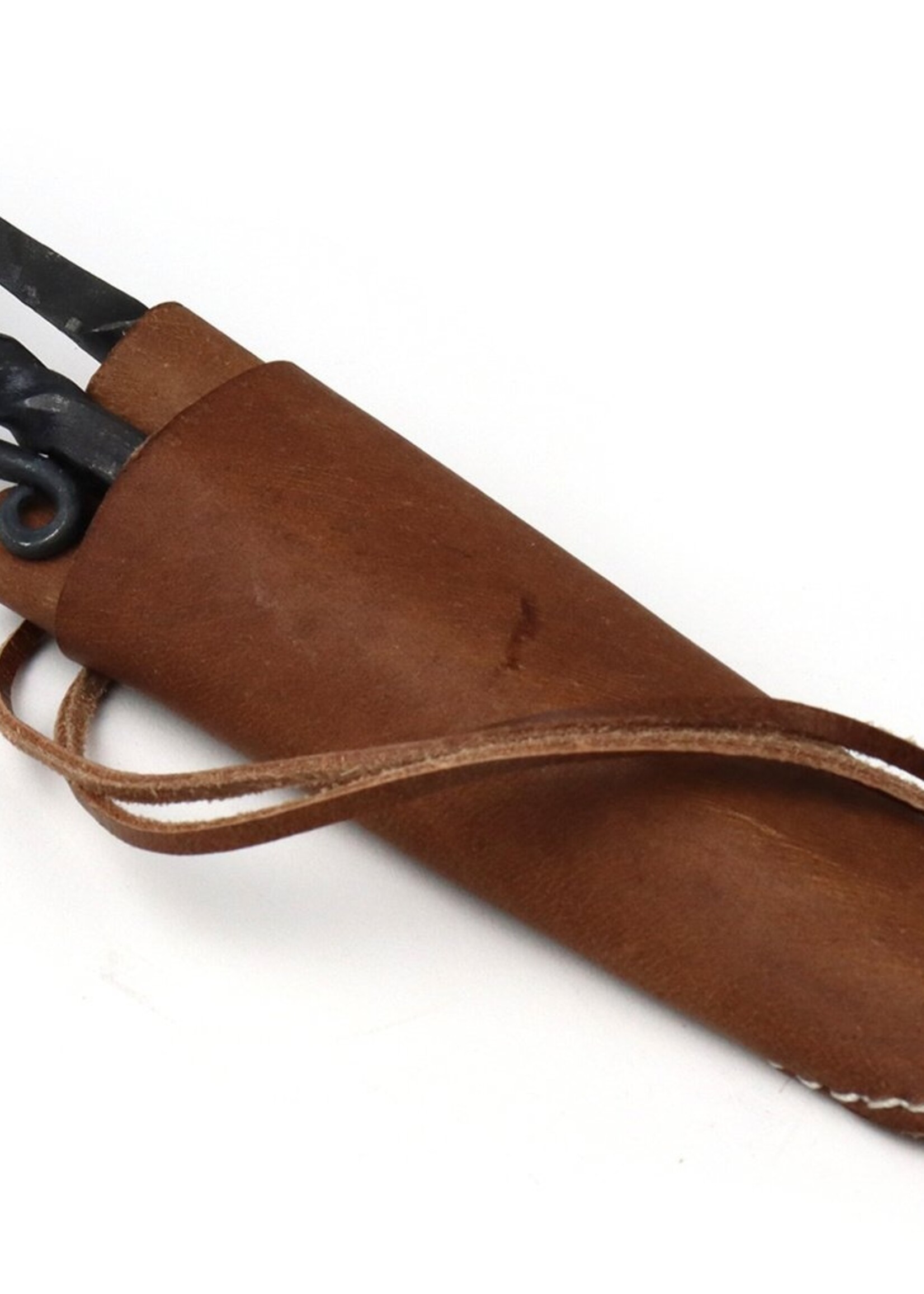 Njord Alvaldi Besteckset geschmiedetes Messer mit Ahle