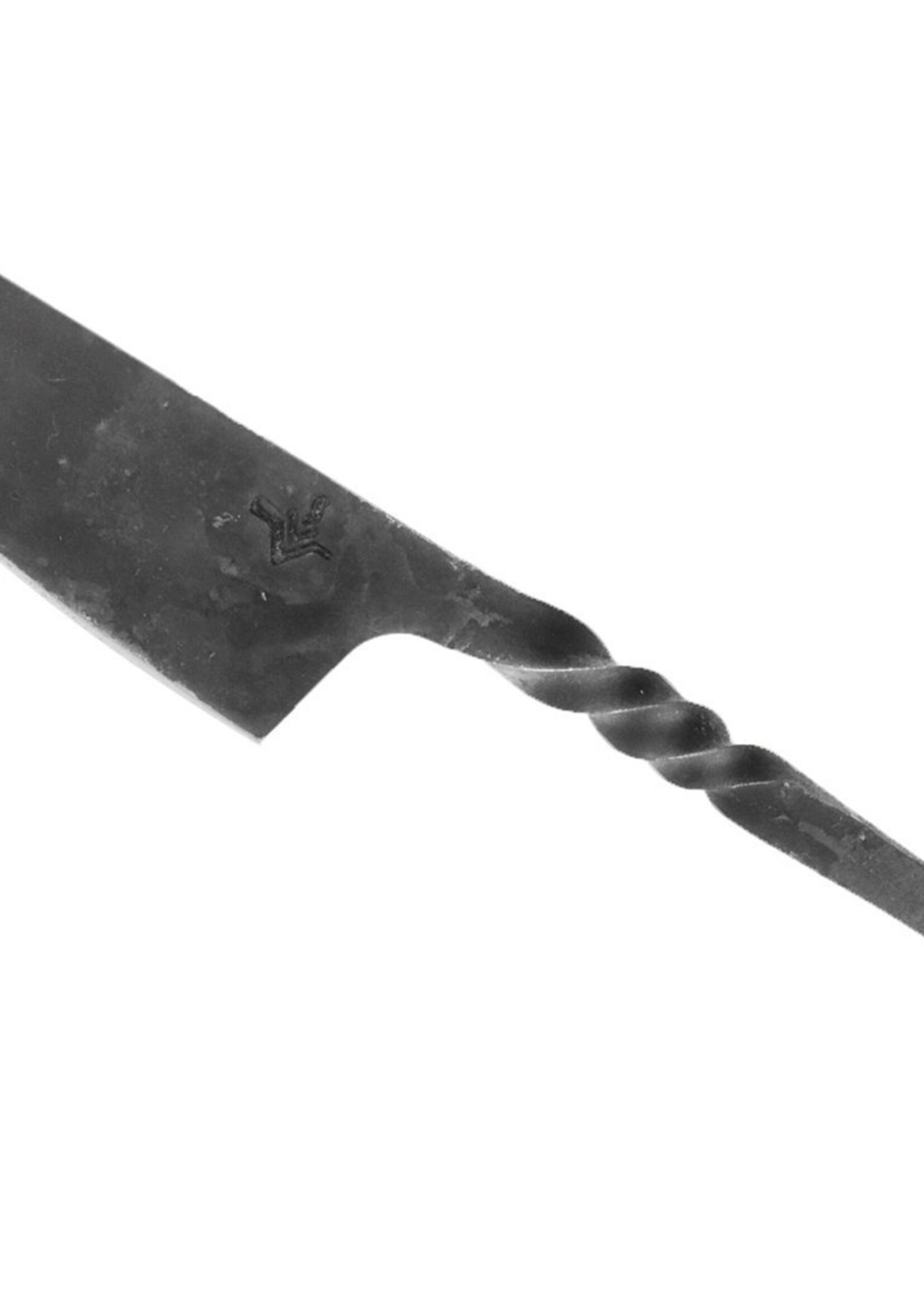 Njord Alvaldi Besteckset geschmiedetes Messer mit Ahle