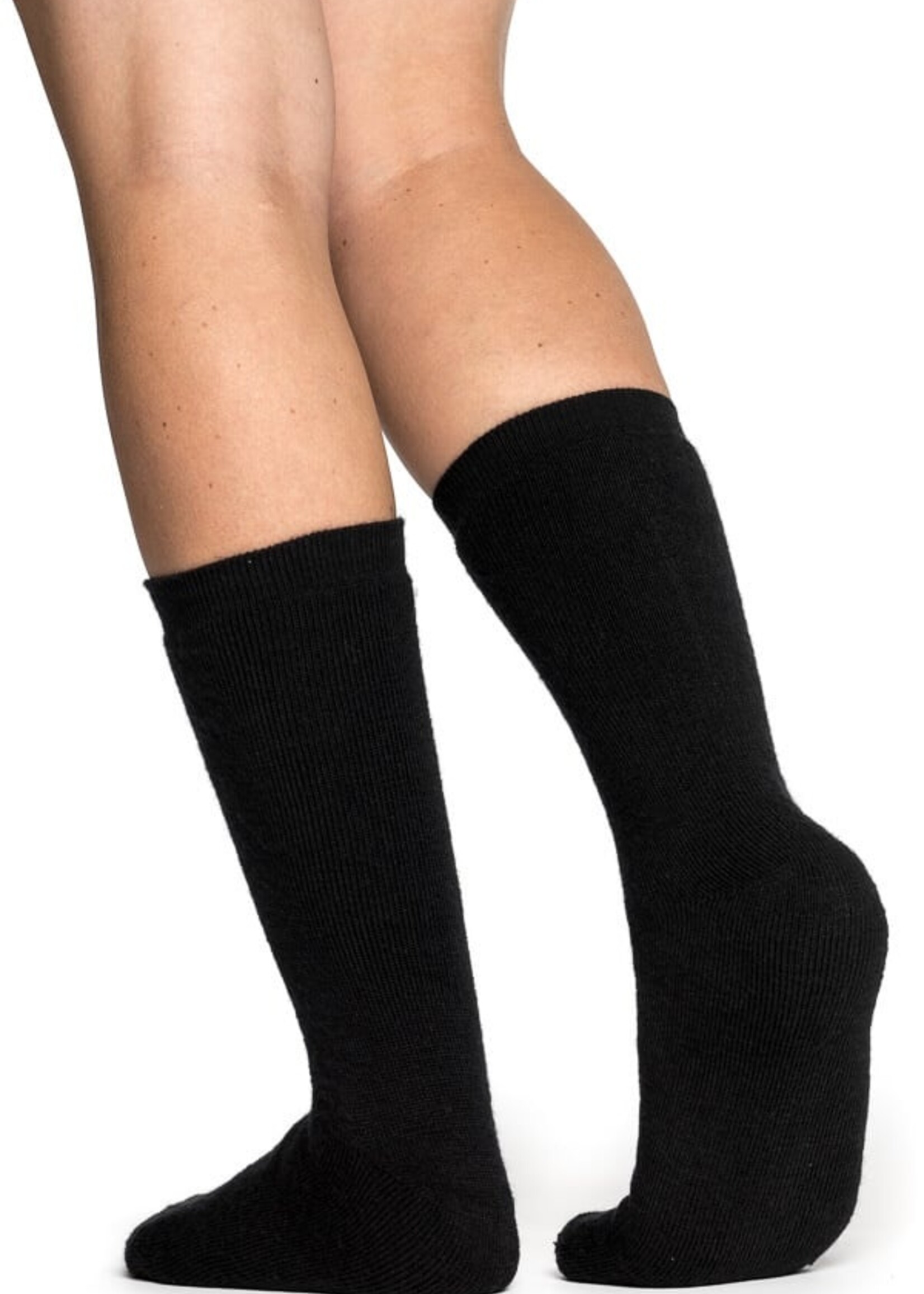 Woolpower Merino Socken Ullfrotté Original 400 - Schwarz