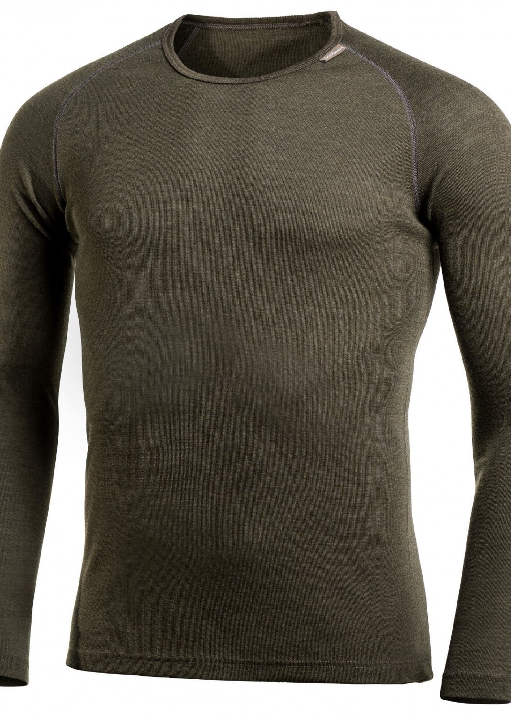 Woolpower Merino Base Layer Crewneck LITE - Tannengrün