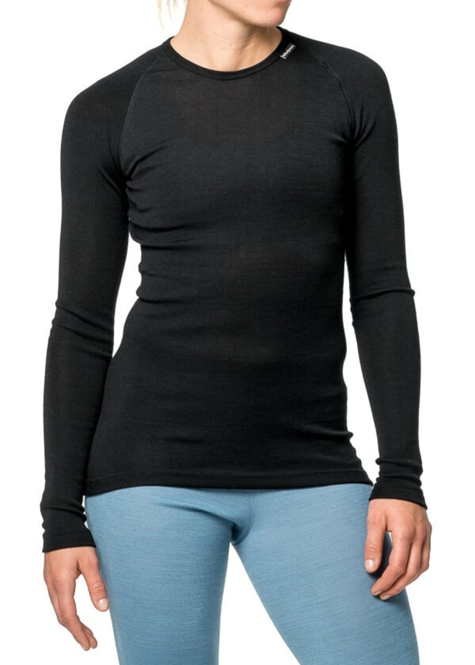 Woolpower Merino Base Layer Crewneck LITE - Schwarz