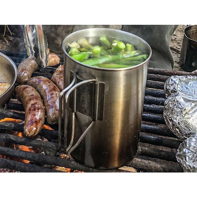 Edelstahl-Trinkbecher 1,42 L mit Deckel