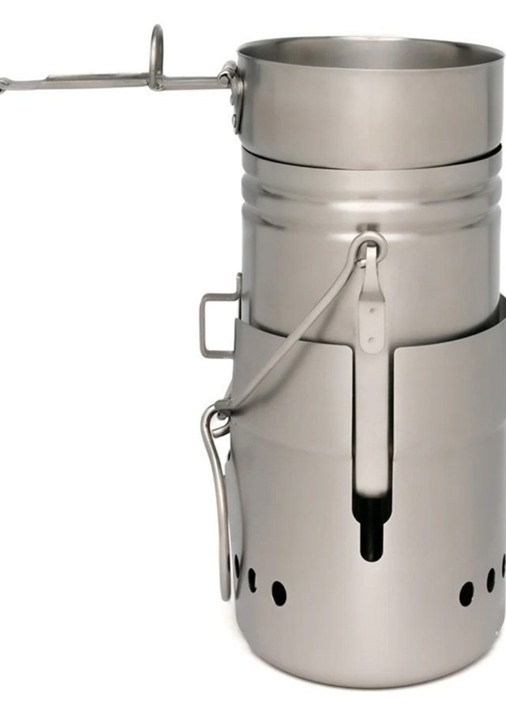 Pathfinder Schwedisches Kochset 3-teilig - Edelstahl