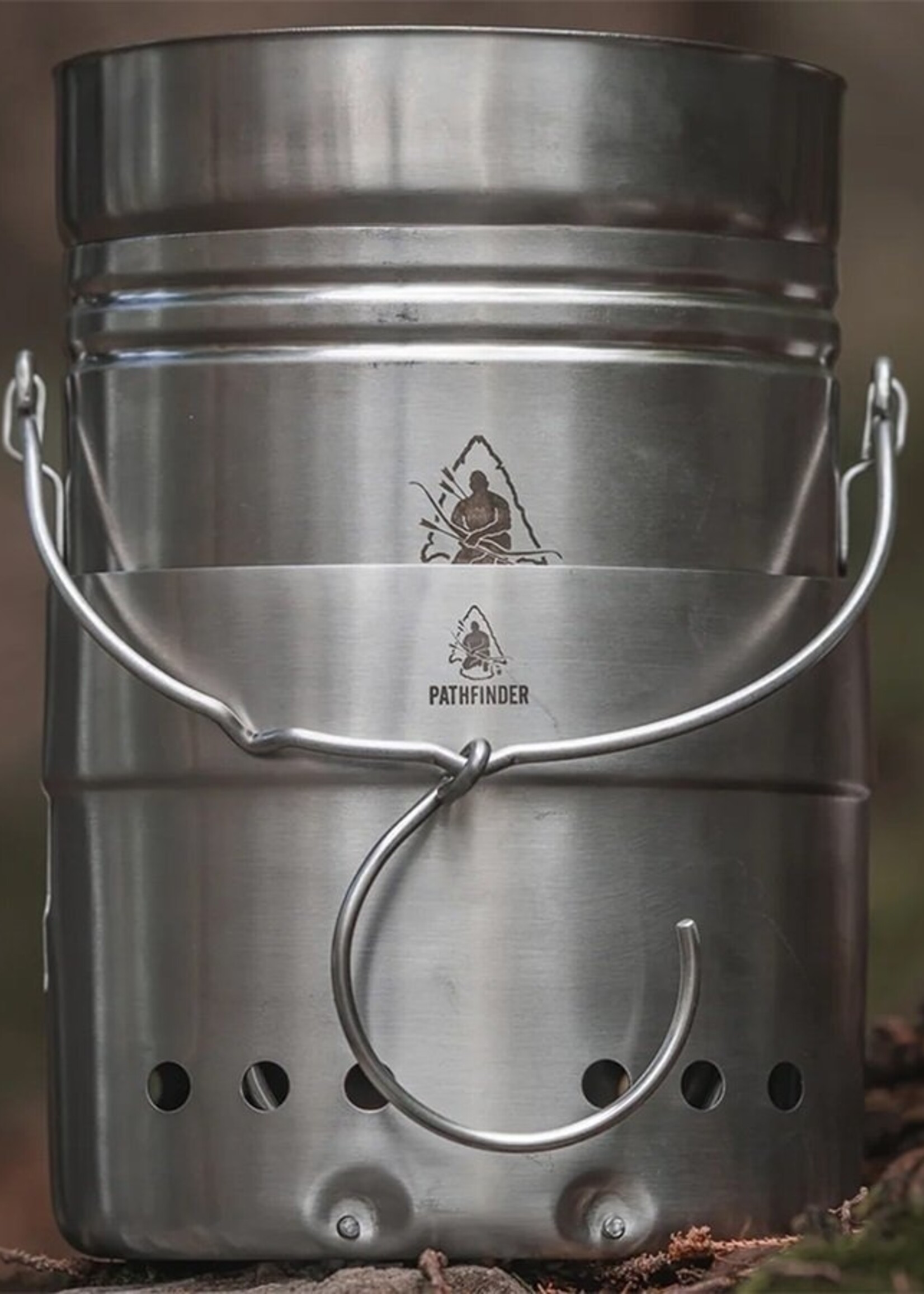 Pathfinder Schwedisches Kochset 3-teilig - Edelstahl